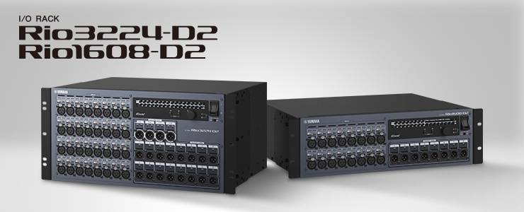 全新 Rio3224-D2 和 Rio1608-D2 Dante I/O 接口箱全面升级音质、可靠性以及可视化体验